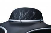 Airmaster Graphic Flame Windshields for H-D 96-13 Touring & Trike,Kuryakyn 1272