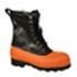 Botte de dbroussailleur orange et noire