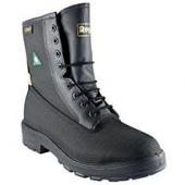 Botte scurit cuir et nylon noir