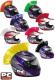 Accessoire pour casque Mohawk PC Racing, noir, rouge, vert, rose, jaune, blanc, bleu, orange, Estrie