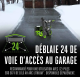 SOUFFLEUSE A NEIGE EGO 24 POUCES ( A 2 BATTERIES 56 VOLTS G3 10 AH INCLUSES ) 2 PHASES SNT 2416