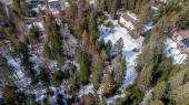 Terrain plat, bois village de St-Adolphe d'Howard avec garage