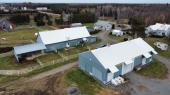 Lemieux (Centre-du-Qubec) : Ferme de 124 acres, maison, curie 17 boxes, 2 garages, 2 hangars