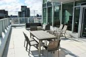 SQUARE VICTORIA Condo 4 1/2 au 11e étage IMMENSE terrasse
