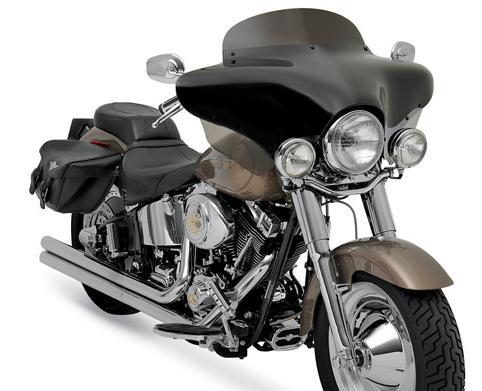Chauve-souris de Carénage pour Harley Davidson Heritage Softail Classic 88-18 Noir