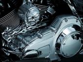 Couvert chrom primaire intrieur Harley-Davidson FLH 09 et plus Kuryakyn Inner Cover 7780 Qubec