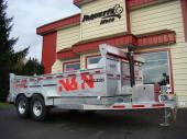 Remorque N et N Dompeurs HD 15k RD-82 x 168 ( 7 x 14 ) Galvanis Trailer N&N 