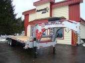 Remorque N&N Gooseneck Buffalo 20+5 24K ( 24 000 lbs ) galvanis Plateforme Trailer Flat-bed N et N