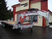 Remorque N&N Gooseneck Buffalo 22+5 24K ( 24 000 lbs ) galvanis Plateforme Trailer Flat-bed 