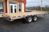 Remorque Plate-forme Deck Over 20 pied galvanis DO20 14k ( 14000 lbs ) N et N Trailer