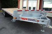 Remorque Plate-forme Deck Over 24 pied galvanis DO24 14k ( 14000 lbs ) N et N Trailer