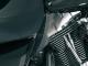 Dflecteur de chaleur Fum chrom pour Harley-Davidson FLH 97-07 Kuryakyn Saddle Shields 1188 Qubec